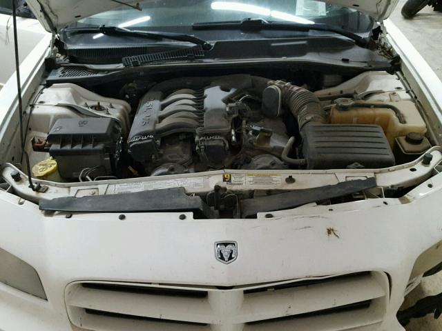 2B3KA43G96H517129 - 2006 DODGE CHARGER SE WHITE photo 7