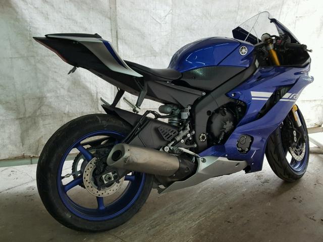 JYARJ28E9HA001164 - 2017 YAMAHA YZFR6 BLUE photo 4