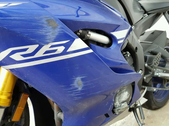 JYARJ28E9HA001164 - 2017 YAMAHA YZFR6 BLUE photo 9