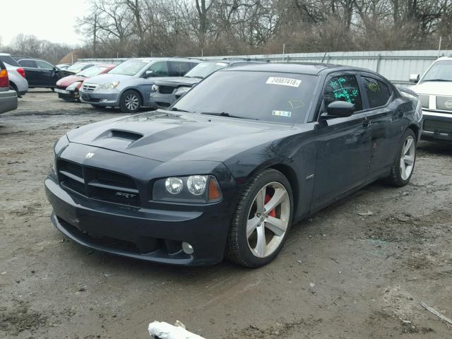 2B3KA73W58H248817 - 2008 DODGE CHARGER SR BLACK photo 2