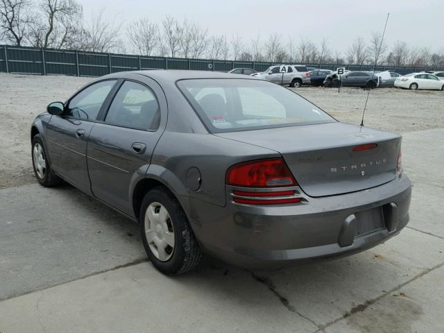 1B3EL46T95N642413 - 2005 DODGE STRATUS SX GRAY photo 3