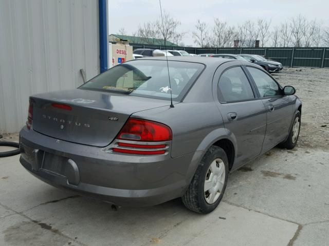 1B3EL46T95N642413 - 2005 DODGE STRATUS SX GRAY photo 4