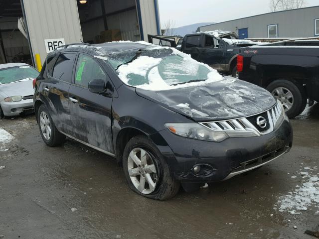 JN8AZ1MW5AW119647 - 2010 NISSAN MURANO S BLACK photo 1