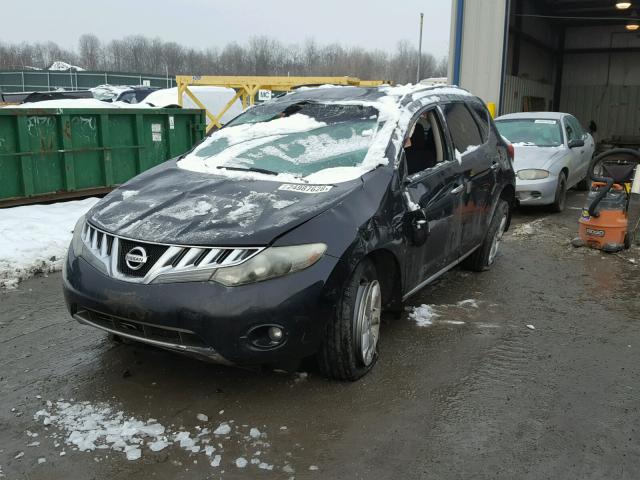 JN8AZ1MW5AW119647 - 2010 NISSAN MURANO S BLACK photo 2