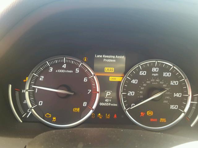 19UUB2F57HA005682 - 2017 ACURA TLX TECH SILVER photo 8