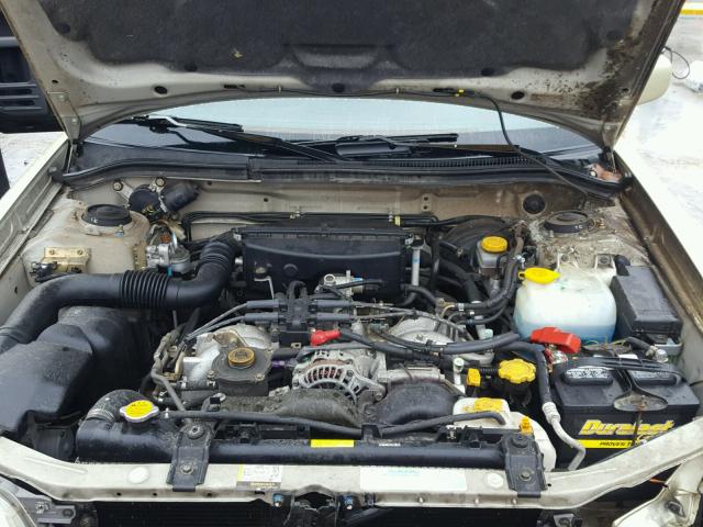 JF1SF65571H727157 - 2001 SUBARU FORESTER S ოქროსფერი ფოტო 7