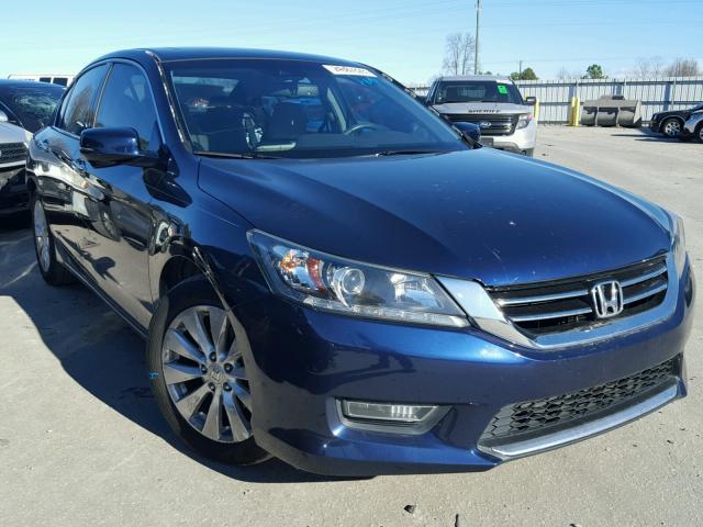 1HGCR3F81DA015321 - 2013 HONDA ACCORD EXL BLACK photo 1