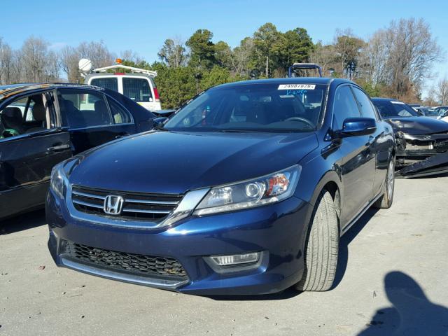 1HGCR3F81DA015321 - 2013 HONDA ACCORD EXL BLACK photo 2