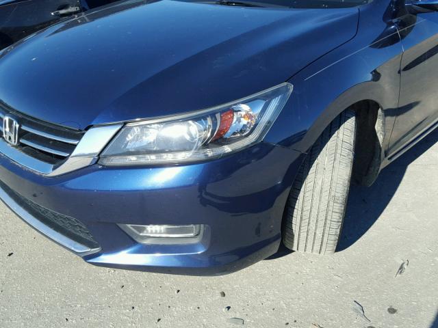 1HGCR3F81DA015321 - 2013 HONDA ACCORD EXL BLACK photo 9