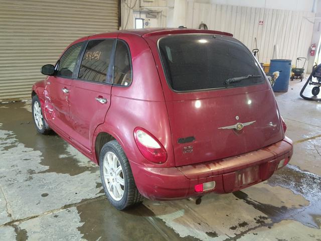 3A8FY68B76T311702 - 2006 CHRYSLER PT CRUISER MAROON photo 3