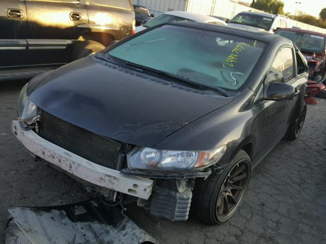 2HGFG1B8XAH528626 - 2010 HONDA CIVIC EX BLACK photo 2