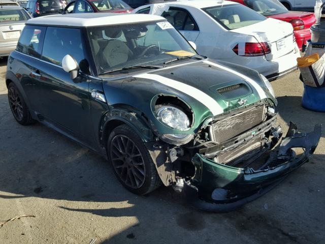 WMWSV3C52DT389485 - 2013 MINI COOPER S GREEN photo 1