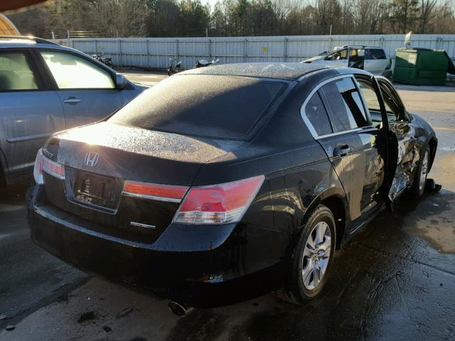 1HGCP2F64CA098868 - 2012 HONDA ACCORD SE BLACK photo 4