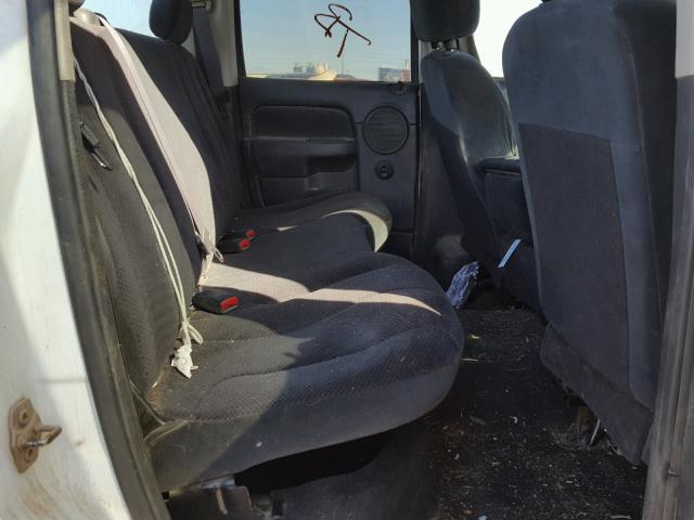 3D7KS28C45G770515 - 2005 DODGE RAM 2500 S WHITE photo 6