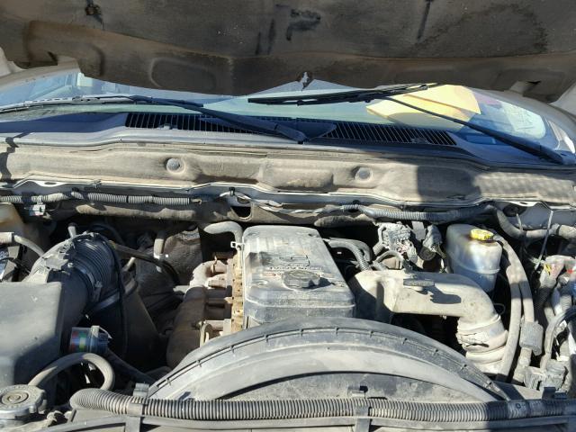 3D7KS28C45G770515 - 2005 DODGE RAM 2500 S WHITE photo 7