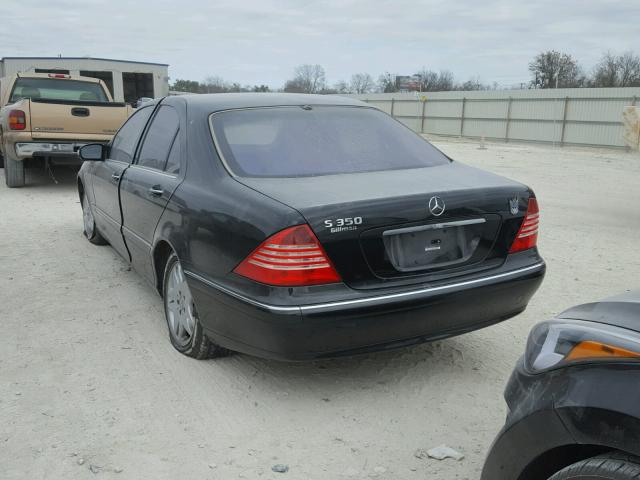 WDBNF67J86A469182 - 2006 MERCEDES-BENZ S 350 BLACK photo 3