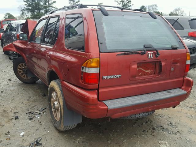 4S6CK58W1Y4419088 - 2000 HONDA PASSPORT E RED photo 3