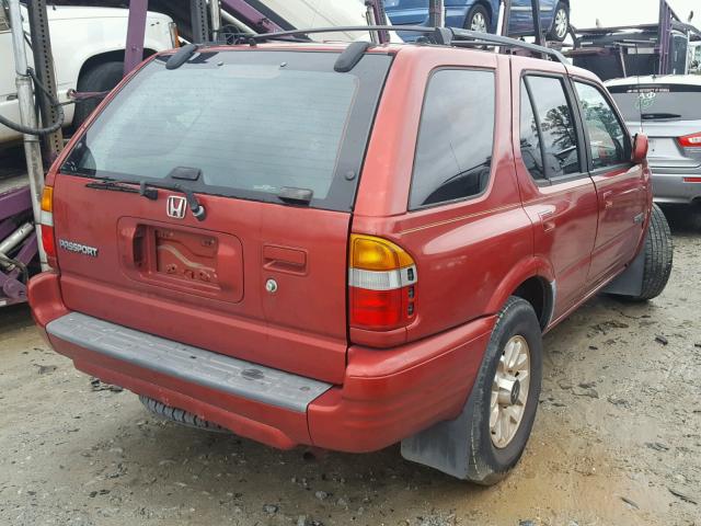 4S6CK58W1Y4419088 - 2000 HONDA PASSPORT E RED photo 4