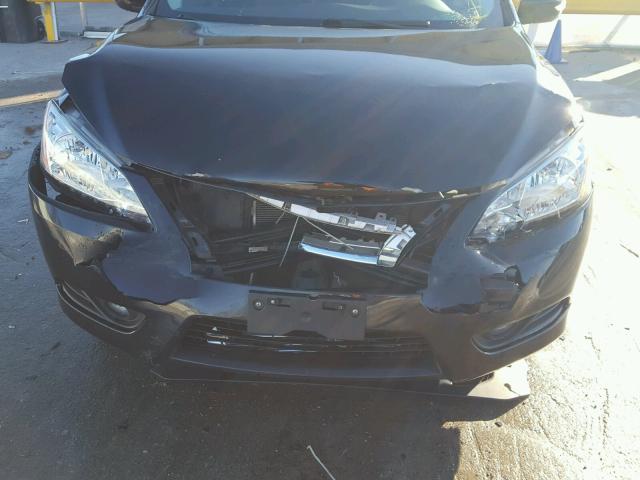 3N1AB7AP1DL629944 - 2013 NISSAN SENTRA S BLACK photo 9