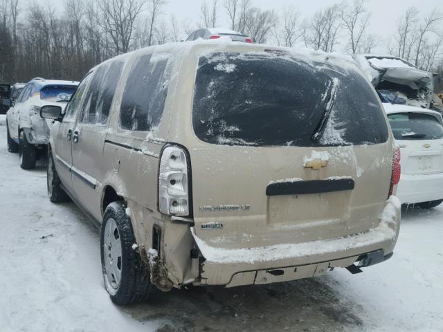 1GNDV23W27D177786 - 2007 CHEVROLET UPLANDER L GOLD photo 3