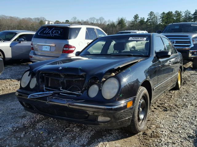 WDBJF65J91B274180 - 2001 MERCEDES-BENZ E 320 BLACK photo 2