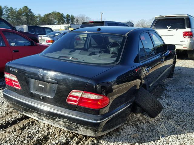 WDBJF65J91B274180 - 2001 MERCEDES-BENZ E 320 BLACK photo 4