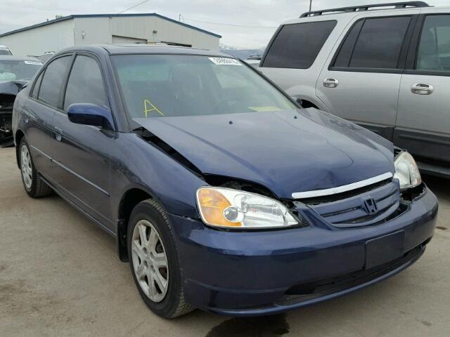 2HGES26793H564859 - 2003 HONDA CIVIC EX BLUE photo 1