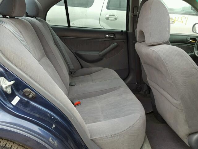 2HGES26793H564859 - 2003 HONDA CIVIC EX ლურჯი ფოტო 6