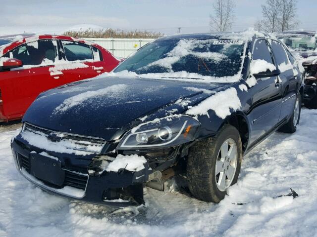 2G1WT58K269101097 - 2006 CHEVROLET IMPALA LT BLACK photo 2