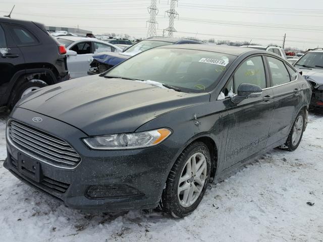 3FA6P0HD4FR158014 - 2015 FORD FUSION SE BLACK photo 2