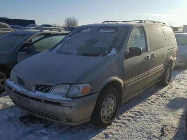 1GHDX23E21D205985 - 2001 OLDSMOBILE SILHOUETTE GOLD photo 2