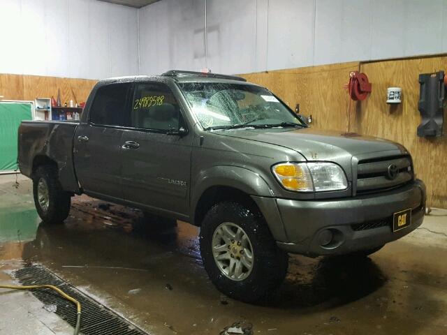 5TBDT48154S436089 - 2004 TOYOTA TUNDRA DOU GRAY photo 1