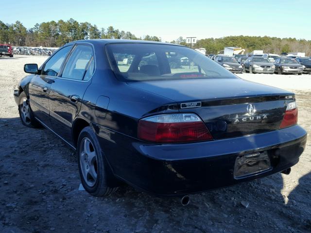 19UUA56623A093143 - 2003 ACURA 3.2TL BLACK photo 3