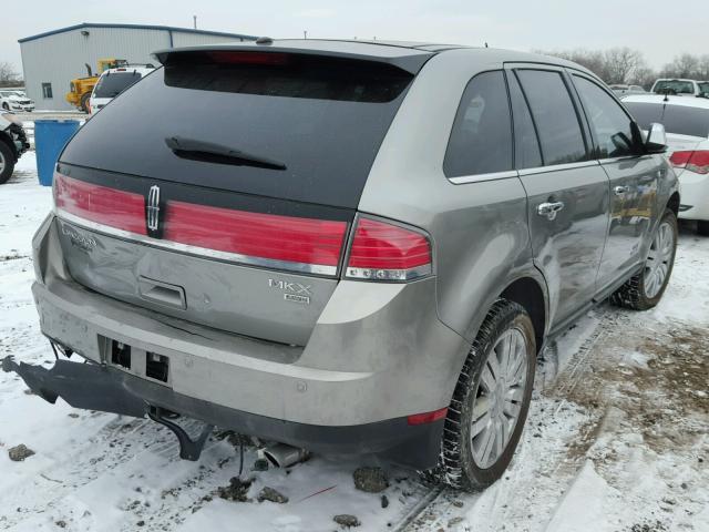 2LMDU88CX8BJ18778 - 2008 LINCOLN MKX SILVER photo 4