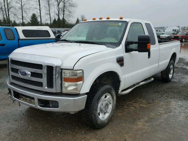 1FTSX21R38EC10121 - 2008 FORD F250 SUPER WHITE photo 2