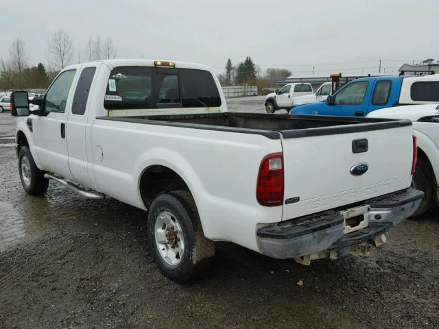 1FTSX21R38EC10121 - 2008 FORD F250 SUPER WHITE photo 3