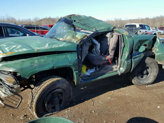 1B7HF16Z2SS130625 - 1995 DODGE RAM 1500 GREEN photo 9