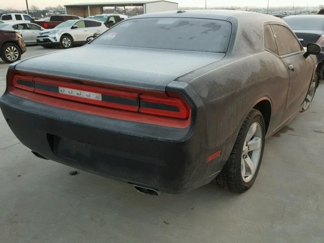 2C3CDYAG4EH221264 - 2014 DODGE CHALLENGER BLACK photo 4