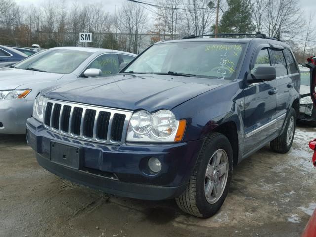 1J4HR58N66C184948 - 2006 JEEP GRAND CHER BLUE photo 2