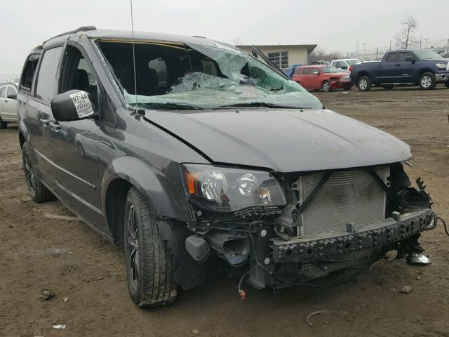 2C4RDGEG6HR673564 - 2017 DODGE GRAND CARA GRAY photo 1