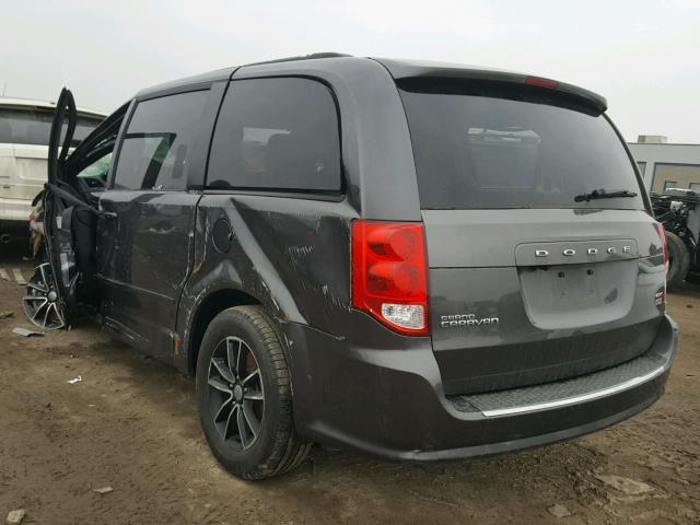 2C4RDGEG6HR673564 - 2017 DODGE GRAND CARA GRAY photo 3