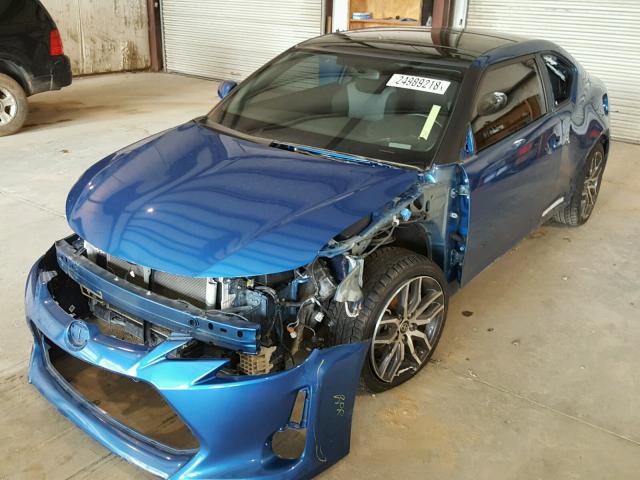JTKJF5C75E3074859 - 2014 TOYOTA SCION TC 蓝色 照片 2