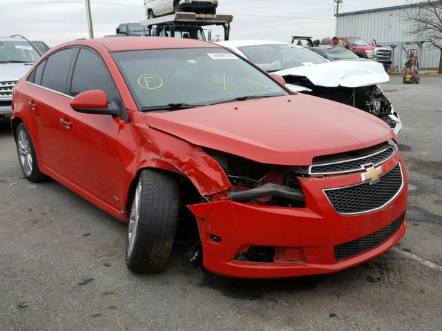 1G1PG5SB7E7413000 - 2014 CHEVROLET CRUZE LTZ RED photo 1