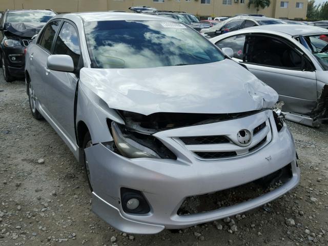 2T1BU4EE6BC658195 - 2011 TOYOTA COROLLA BA GRAY photo 1