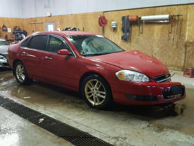 2G1WU583481201595 - 2008 CHEVROLET IMPALA LTZ RED photo 1