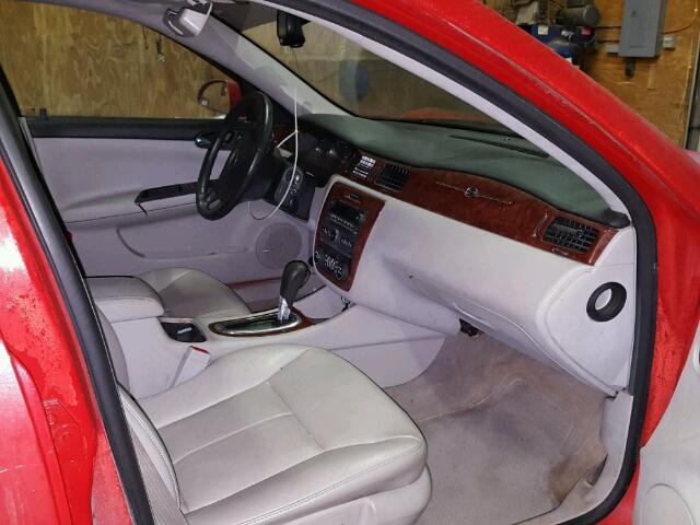 2G1WU583481201595 - 2008 CHEVROLET IMPALA LTZ RED photo 5