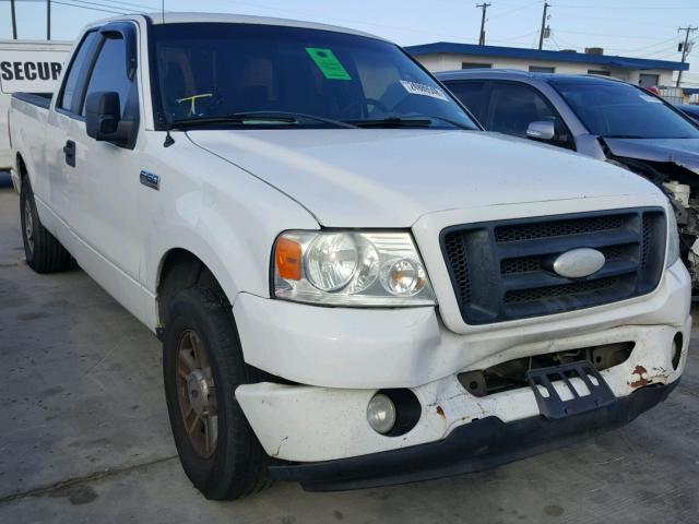 1FTRX12W67FB60787 - 2007 FORD F150 WHITE photo 1