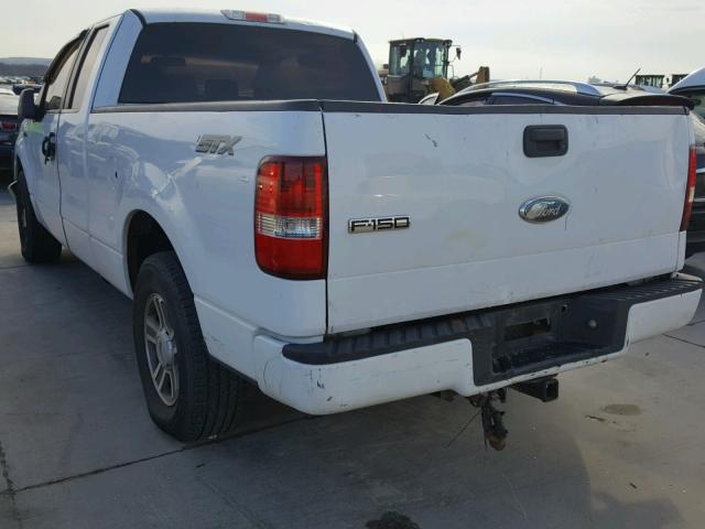 1FTRX12W67FB60787 - 2007 FORD F150 WHITE photo 3