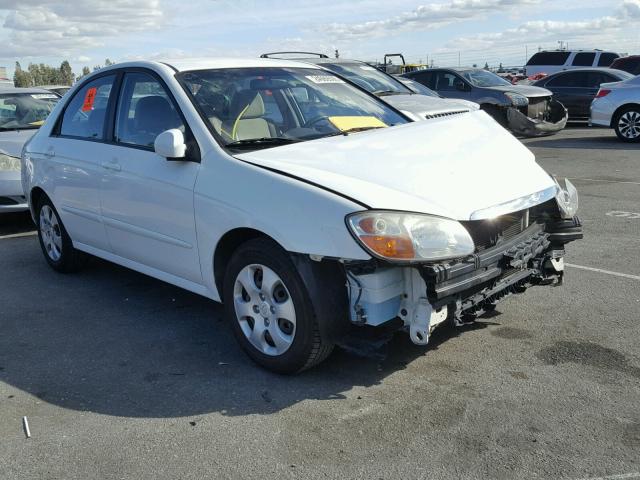 KNAFE122785509269 - 2008 KIA SPECTRA EX WHITE photo 1