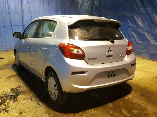 ML32A3HJ3HH017461 - 2017 MITSUBISHI MIRAGE ES SILVER photo 3